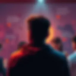 A person reflecting on their progress over 13 months without gambling, surrounded by motivational quotes and supportive friends.