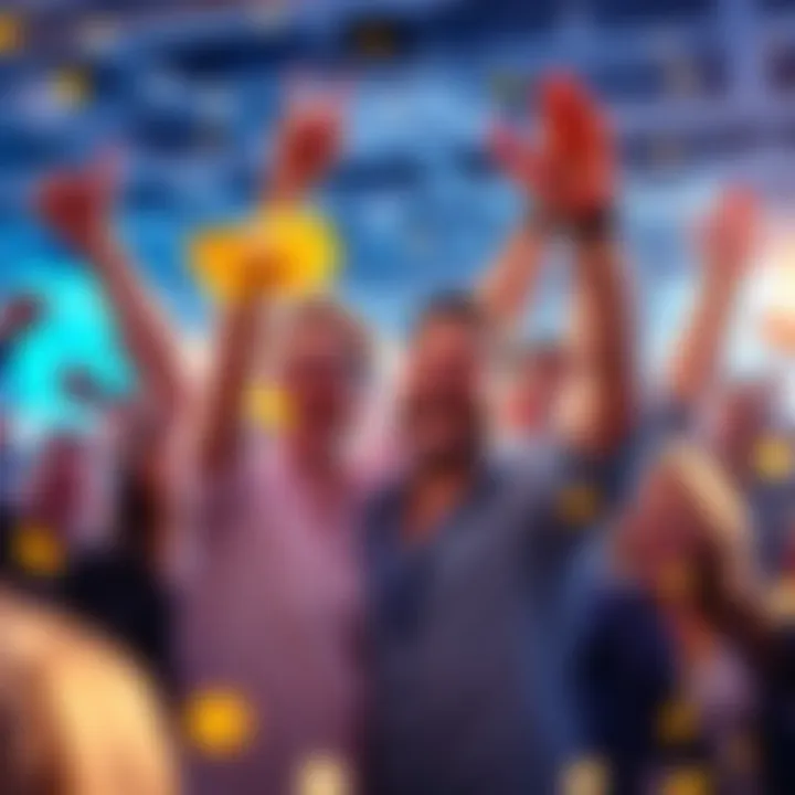 People celebrating after receiving a surprise bonus, showing excitement and joy