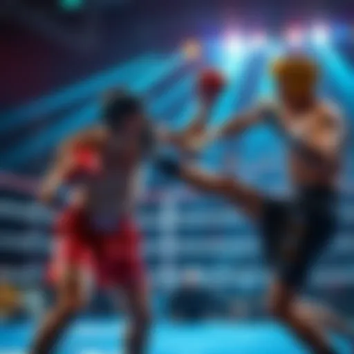 Susurkaev performing a flashy move during a fight, diverting attention with his theatrics instead of focusing on the match