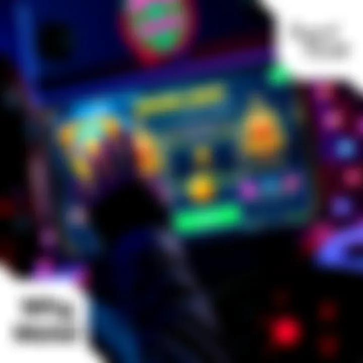 A player excitedly interacting with a game screen showcasing the Sword Drop bonus offer, with colorful graphics and rewards displayed.