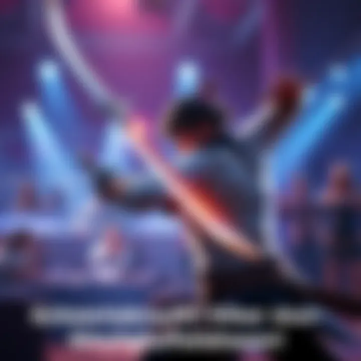 A character swinging a sword in a game setting, showing balance issues during a sword throw.