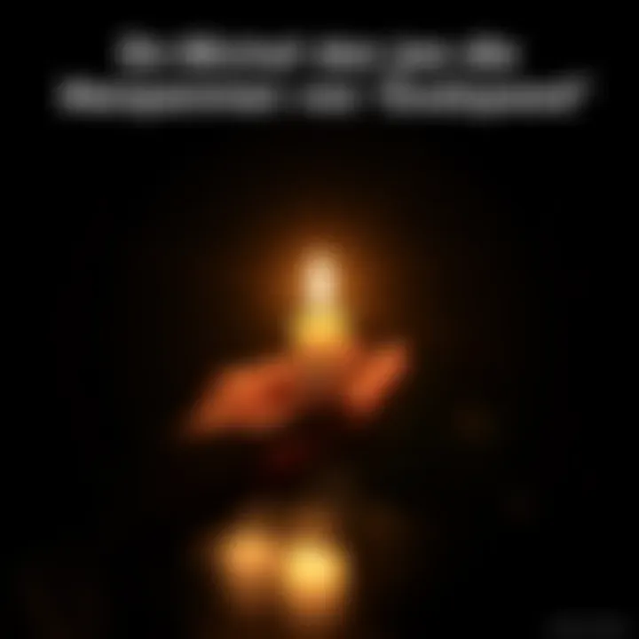 A person holding a candle with a warm glow, symbolizing hope and support, in a soft dark background.