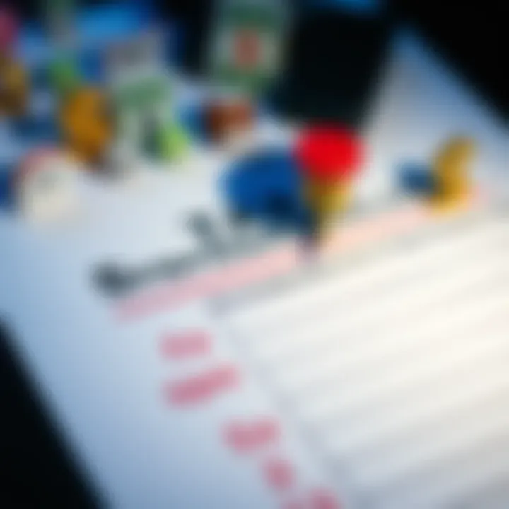 A tax form with sports betting symbols and money symbols arranged around it, illustrating how to report winnings and losses.