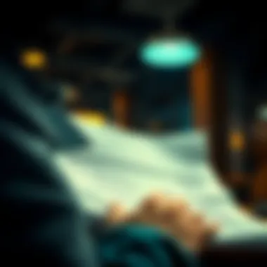 A person reviewing tax forms related to earnings over 600 Euros, focusing on requirements for filing taxes.