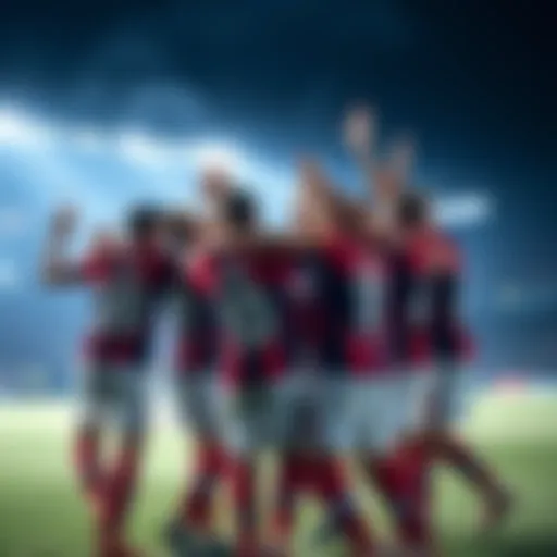 Players celebrating a crucial win after overcoming a tough challenge in the game