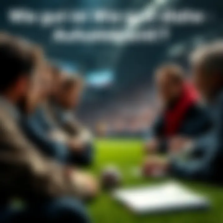 Experts discussing a soccer team's formation and strategies