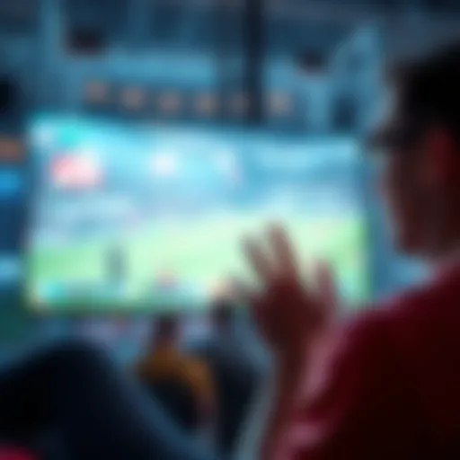 A frustrated fan watching a frozen screen while trying to stream the World Cup match.