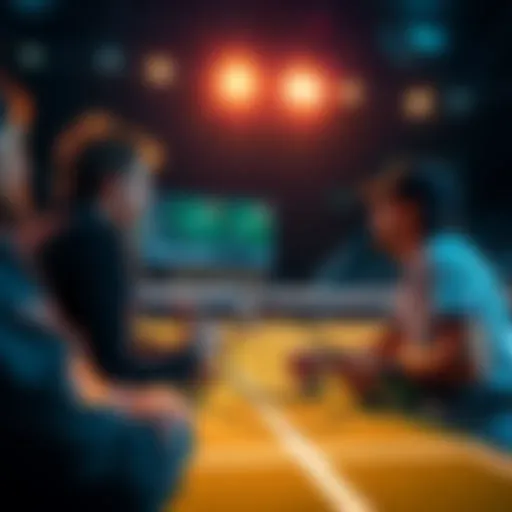 People discussing tennis betting strategies and tips