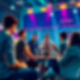 A group of people engaged in a lively discussion about tennis betting predictions and tips for today's matches.