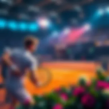 Tennis Betting for French Open Tennis players competing during the French Open with betting odds displayed nearby