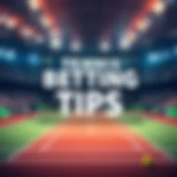 A graphic showing tennis betting tips with odds and analysis