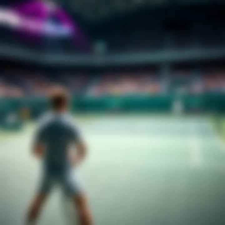 Players on the court showing lack of energy during a tense match