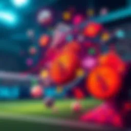 A vibrant display of tennis and soccer symbols representing betting odds for 2026.