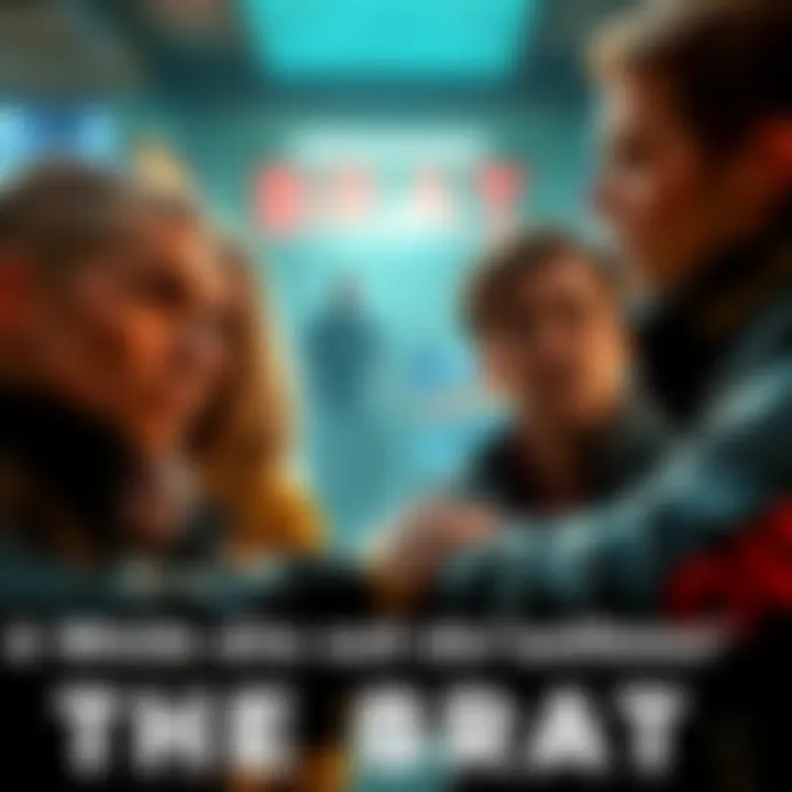 A thrilling scene from The Brat showcasing intense characters in dramatic moments