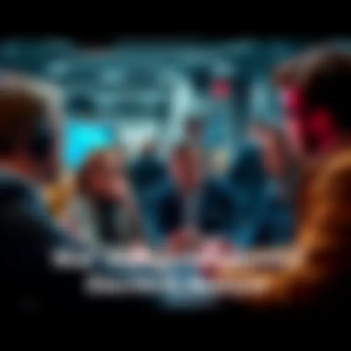 People engaged in a serious conversation, analyzing opinions on actions