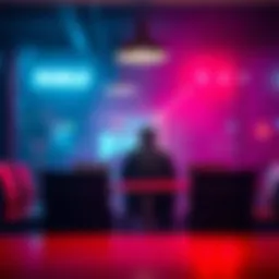 Thoughts of a Gambler A person looking contemplative, sitting at a table with empty chairs around, symbolizing the struggle with gambling thoughts after abstinence.