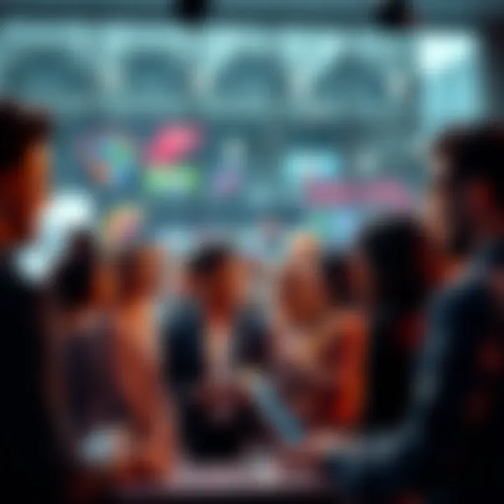 A diverse group of people engaging in a lively discussion about current issues, reflecting their thoughts and opinions.