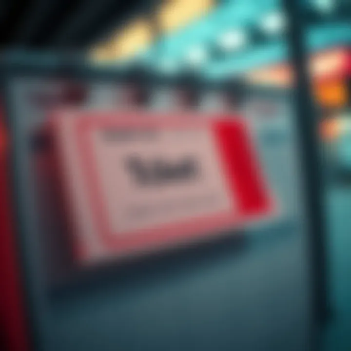 A calendar with a ticket showing expiration dates and reminders