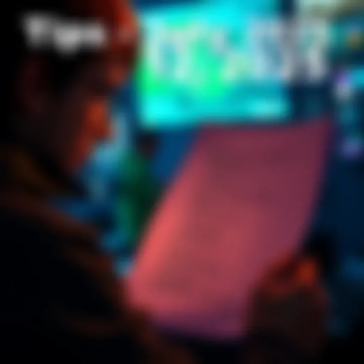 A person reviewing a list of tips and recommendations for strategic gaming on July 12, 2025
