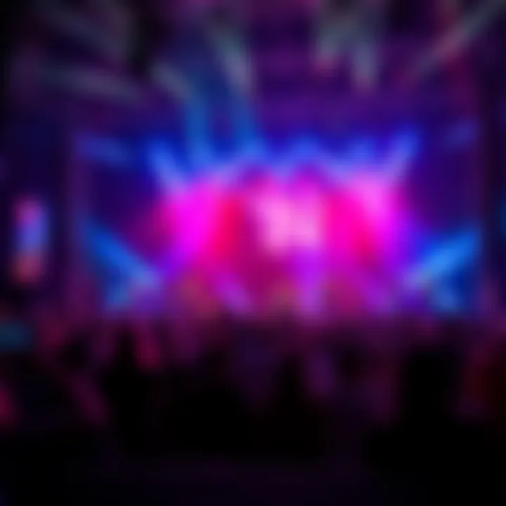 Exciting lineup of performers on stage for the Tn music event in 2025, with a lively audience enjoying the show.