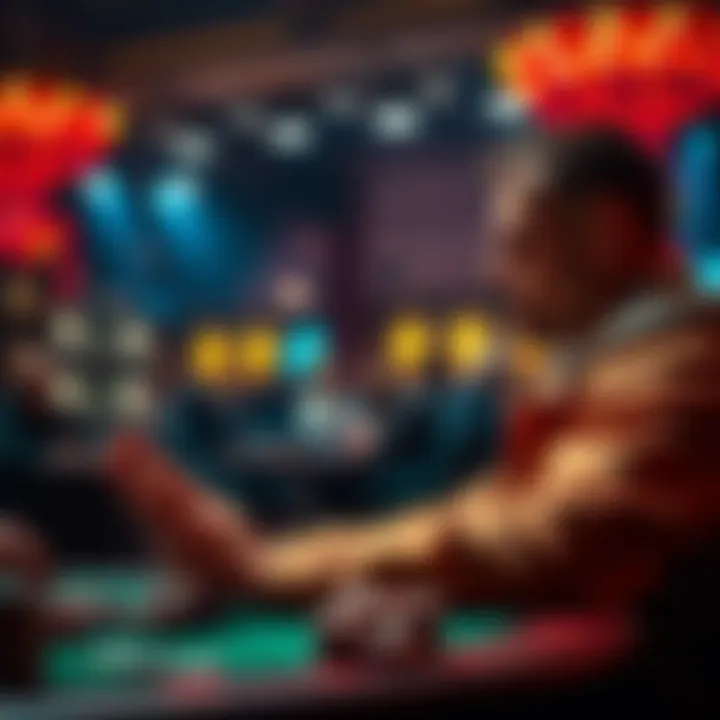 A tense moment during a poker tournament in Toledo, where a player confronts another about honesty.