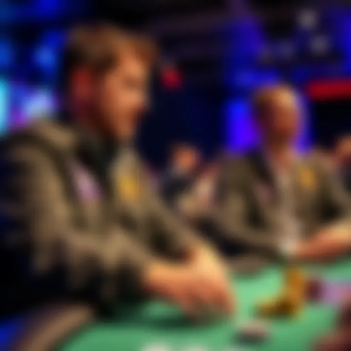 Tom Dwan and Gus Hansen answering questions at a live poker event