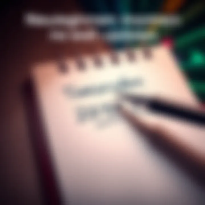 A calendar page marked with tomorrow's date and a pen ready to write updates.