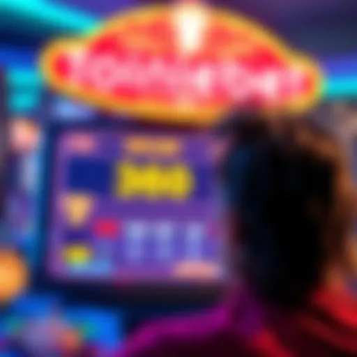 A shocked player looking at a gaming screen showing a large bet mistakenly set to $360 at Tooniebet.
