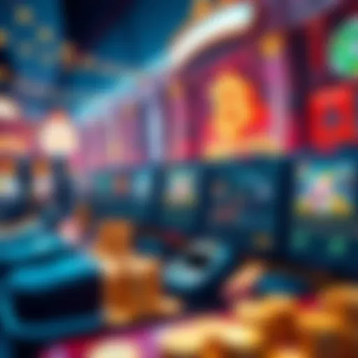 A vibrant display of popular games and prizes on MyStake platform