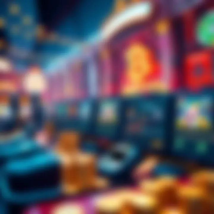 A vibrant display of popular games and prizes on MyStake platform