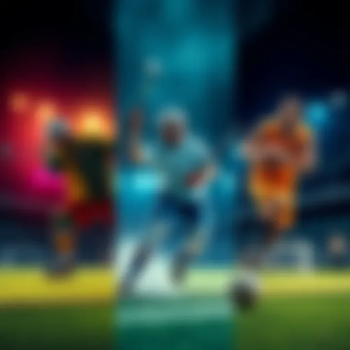 A collage of golf, hockey, and basketball representing the best sports for betting