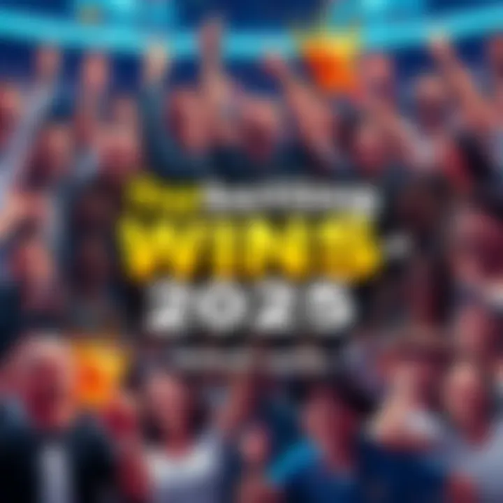 A collage showing happy people celebrating big betting wins and cash prizes