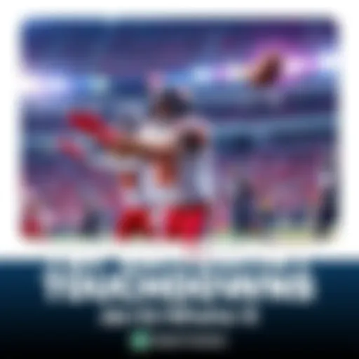 Football players celebrating after scoring longshot touchdowns during Week 9 games