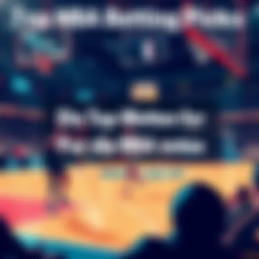A basketball court with players in action during an NBA game, highlighting the excitement of today's betting choices.
