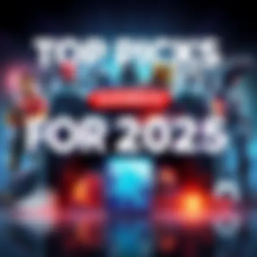 A collage of popular games, strategies, and platforms for 2025