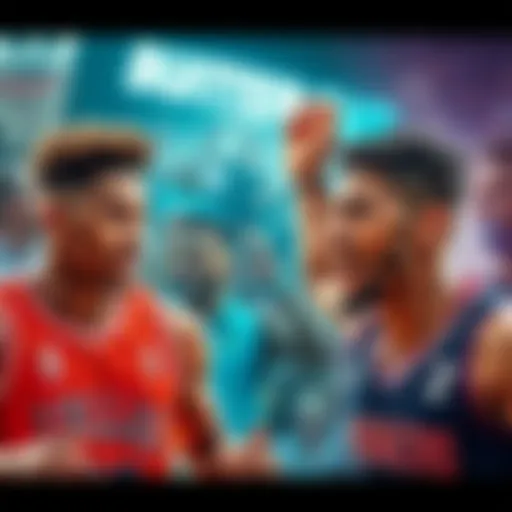 Collage of popular athletes like Luis Arraez and Devin Booker showing their game highlights