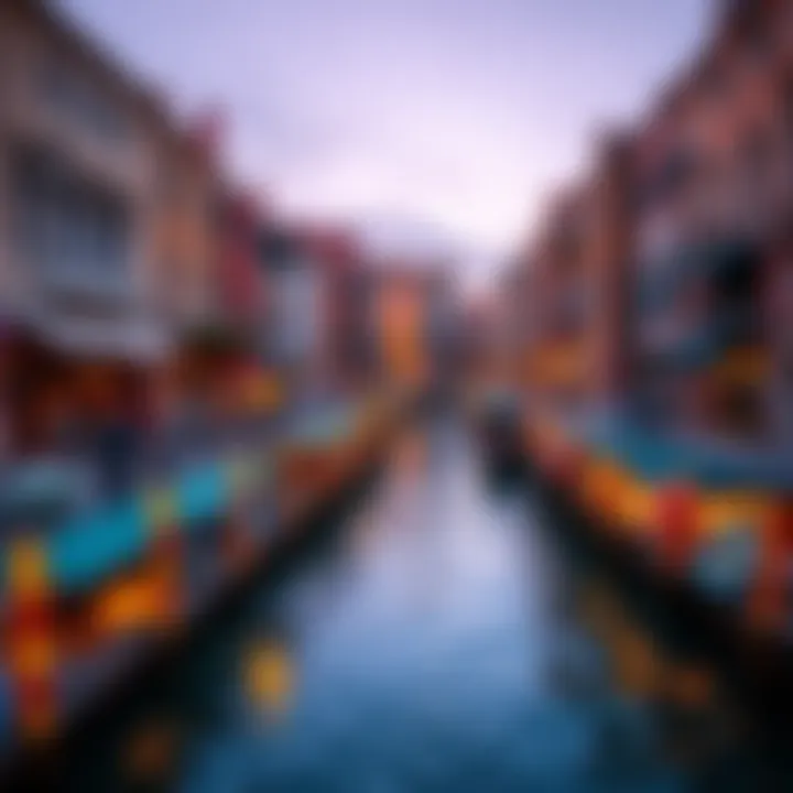 View of two new trends in Venezia, showcasing local culture and attractions.