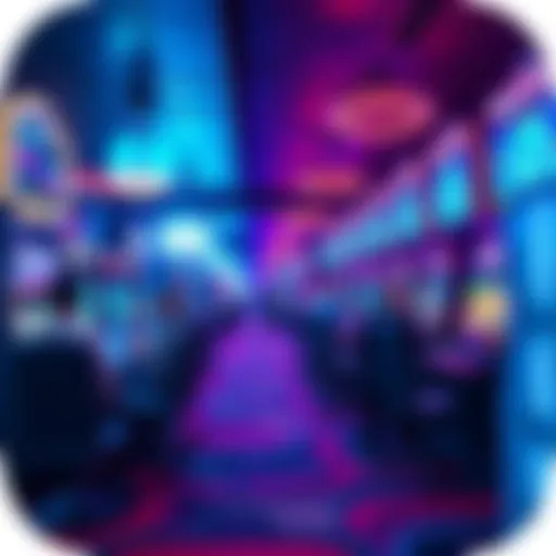 A modern casino scene showcasing advanced technology and gaming options in 2025.