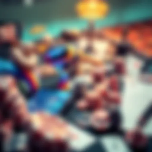 A collage showing various gambling technologies and innovations like virtual reality, mobile gaming, and legal documents.