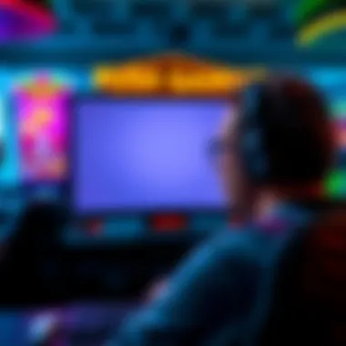 A frustrated player looking at a blank slot game screen on Roobet, showing issues with Push Gaming.