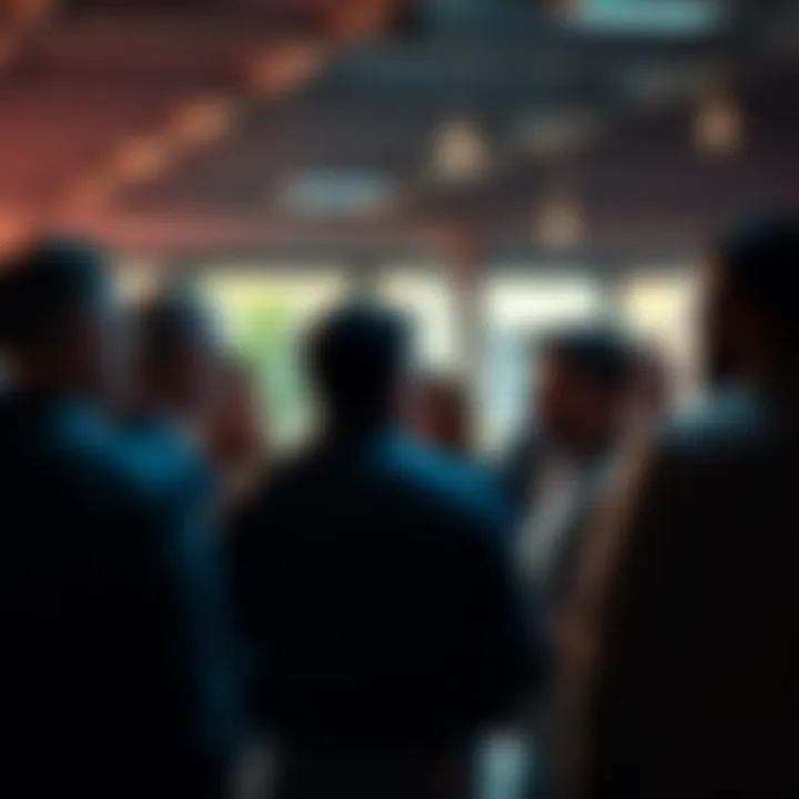 A group of people gathered, talking about trust issues in second-round sales transactions.