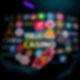 A collage of logos from various reputable online casinos, showcasing a safe gaming environment.