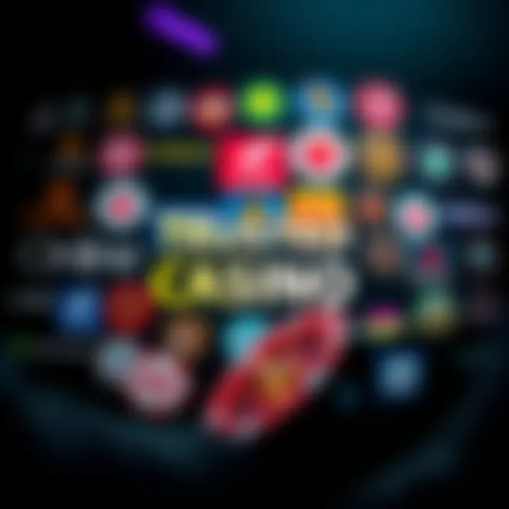 A collage of logos from various reputable online casinos, showcasing a safe gaming environment.