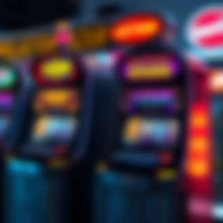 Two slot machines displaying winning tickets of $500 each, showing excitement and celebration