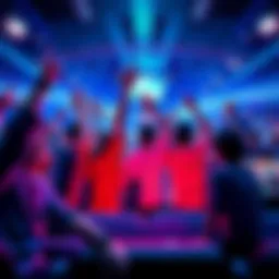 Players celebrating after achieving significant wins in Ty Limbo games