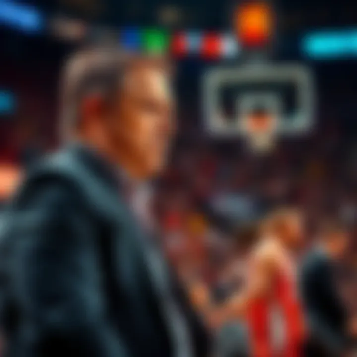 Tyronn Lue looking frustrated on the sidelines during a basketball game