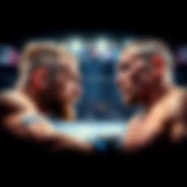 Conor McGregor and Max Holloway face off in the Octagon at UFC 329