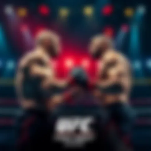 Action-packed moment from UFC Fight Night featuring fighters Nurmagomedov and Song in the ring.