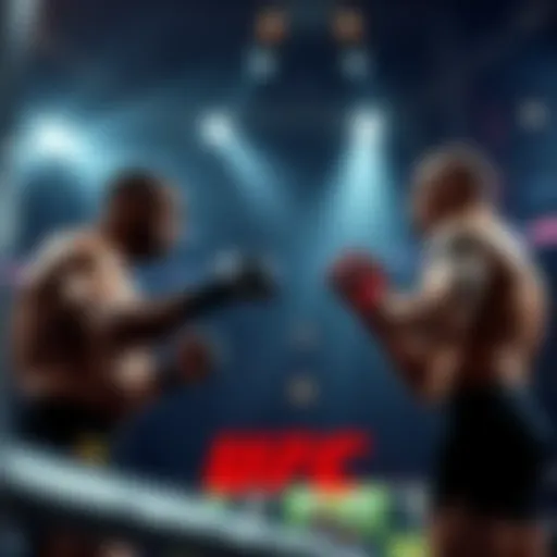 Fighters from UFC Fight Night in Seattle preparing for their matches in the octagon.