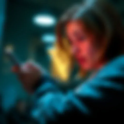 Unauthorized transaction on bank account A person looking stressed while checking their bank account on a smartphone, showing a concerning transaction.